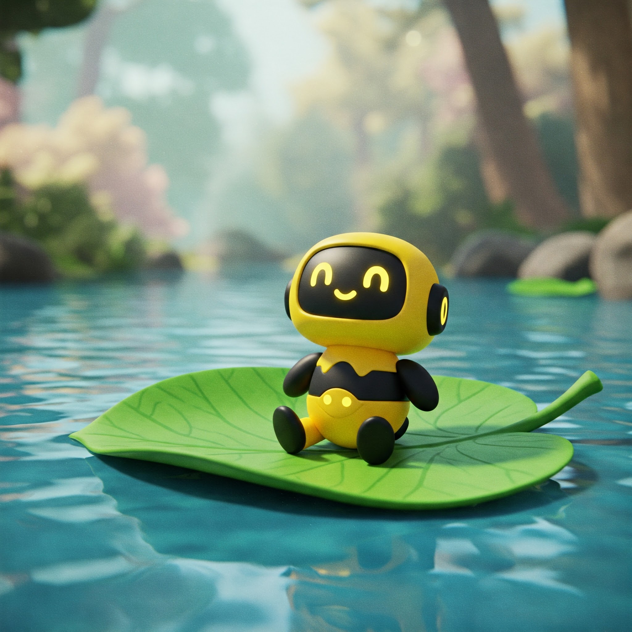 Cute Funbot Floating
